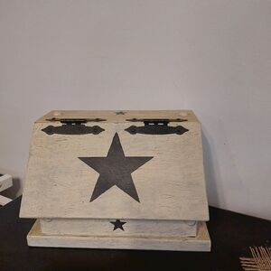 Rustic Wooden Recipe Box